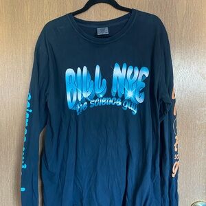 Bill Nye Graphic Long Sleeve Shirt